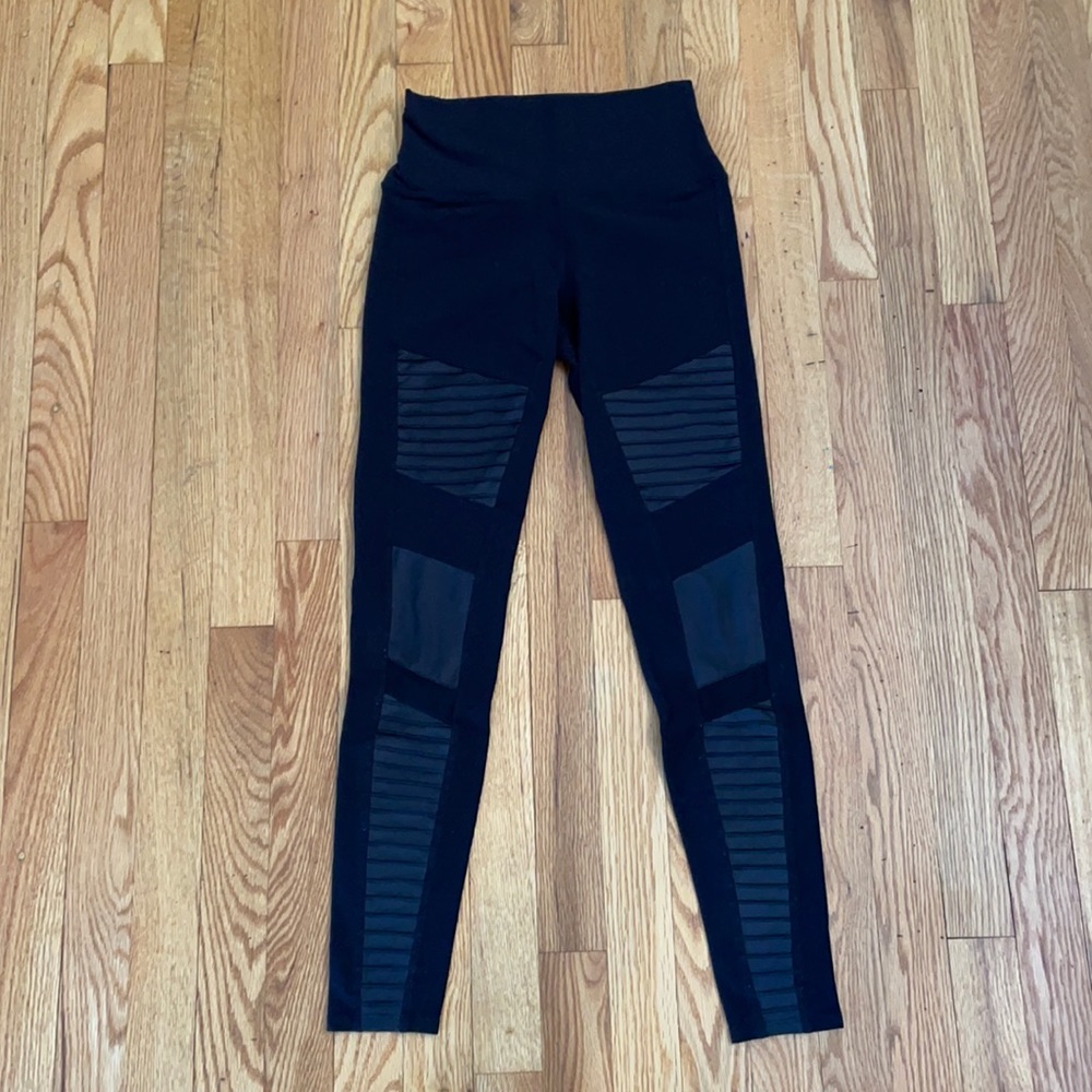 Alo Black Moto Leggings